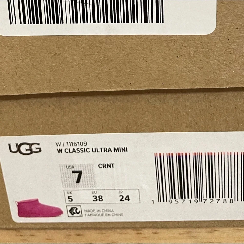 UGG® Australia Carnation Classic Ultra Mini Suede Boots